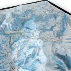 Carte 3D<Deniveles Domaine Le Lioran + Cadre