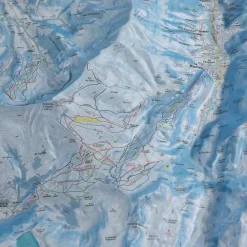 Domaines Contamines Montjoie - Saint-Gervais-les-Bains + Cadre Carte 3D
