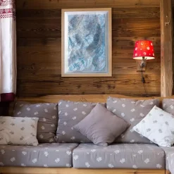 Domaines Contamines Montjoie - Saint-Gervais-les-Bains + Cadre Carte 3D