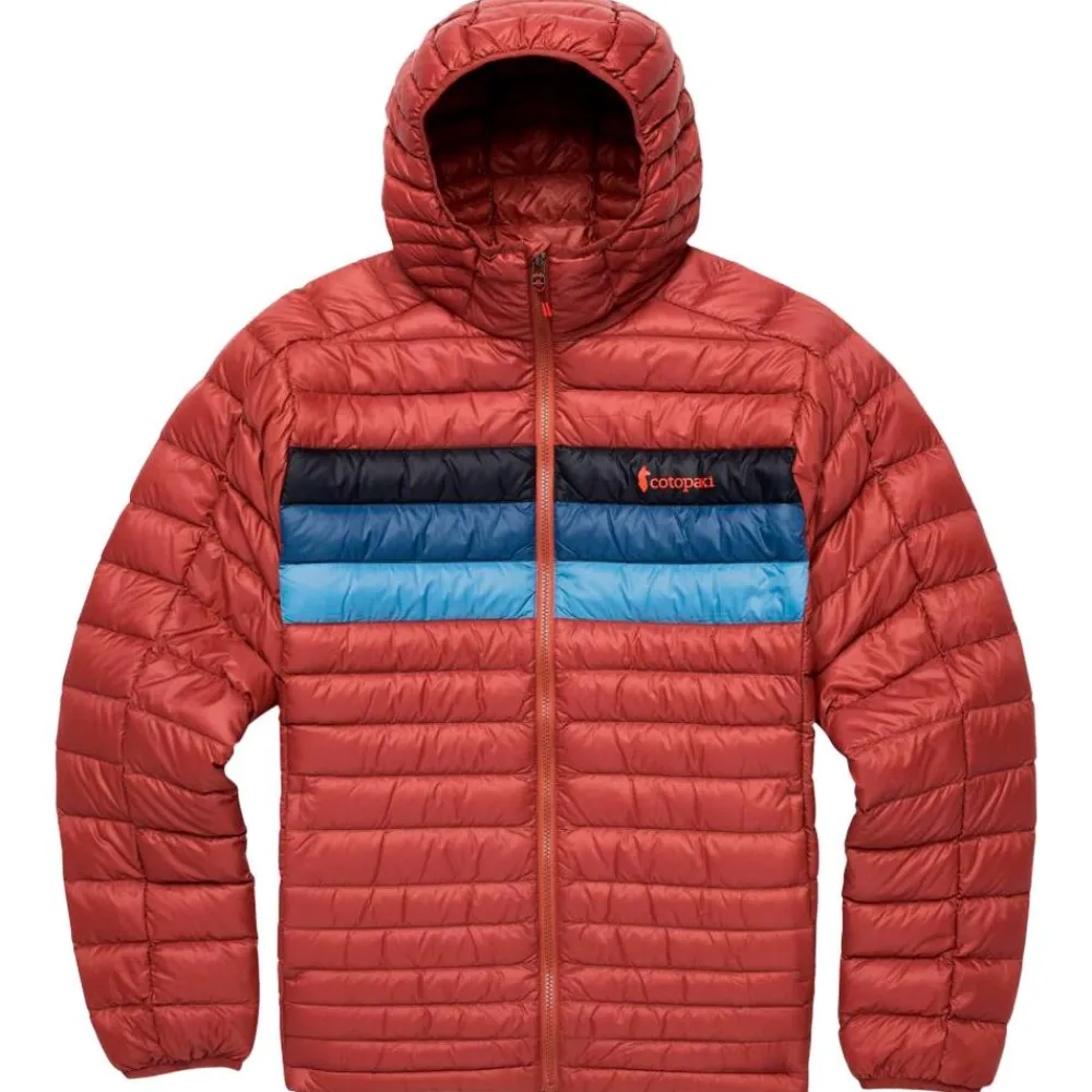Clearance Doudoune Fuego Down Hooded Jacket Nutmeg Stripes Homme Doudoune Homme|Blouson - Parka