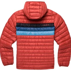 Clearance Doudoune Fuego Down Hooded Jacket Nutmeg Stripes Homme Doudoune Homme|Blouson - Parka