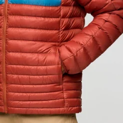 Clearance Doudoune Fuego Down Hooded Jacket Nutmeg Stripes Homme Doudoune Homme|Blouson - Parka