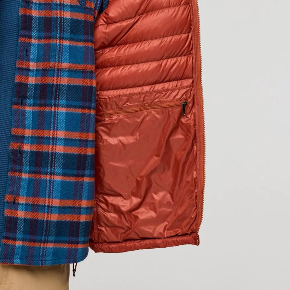 Clearance Doudoune Fuego Down Hooded Jacket Nutmeg Stripes Homme Doudoune Homme|Blouson - Parka