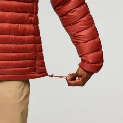 Clearance Doudoune Fuego Down Hooded Jacket Nutmeg Stripes Homme Doudoune Homme|Blouson - Parka