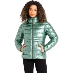 Outlet Doudoune Reputable II Duck Green Metal Femme Doudoune Femme|Veste De Ski