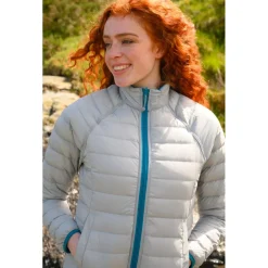 Doudoune Polar Women Light Petrol Soft Grey Femme Veste De Ski|Doudoune Femme