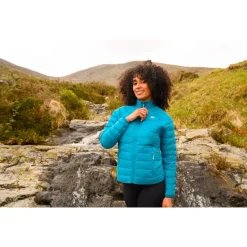Doudoune Polar Women Light Petrol Soft Grey Femme Veste De Ski|Doudoune Femme