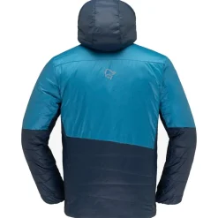 Doudoune Homme|Doudoune Alpinisme<Norrona Doudoune Falketind Thermo60 Hood M's Haiwaiian Surf indigo