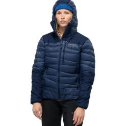 Doudoune Femme|Veste De Ski<Norrona Doudoune Women's Falketind Down750 Hood Indigo Night