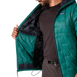 Discount Doudoune Micro Puff Hoody M's Cascade Green Homme Veste De Ski|Doudoune Homme
