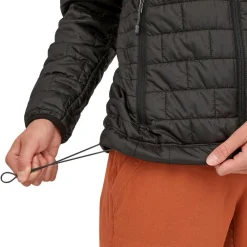 Sale Doudoune Nano Puff Hoody W's Black Femme Doudoune Femme|Doudoune Alpinisme
