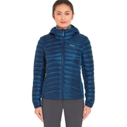 Veste De Ski|Doudoune Femme<RAB Doudoune Cirrus Flex Hoody W Tempest Blue