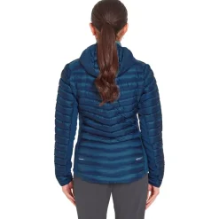 Veste De Ski|Doudoune Femme<RAB Doudoune Cirrus Flex Hoody W Tempest Blue