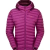 Best Doudoune Cirrus Flex Hoody W Plum Mulberry Femme Veste De Ski|Doudoune Femme
