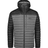 Doudoune Homme|Doudoune Alpinisme<RAB Doudoune Microlight Alpine Jkt Black Graphene