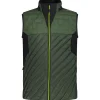 Doudoune Sans Manche Man Vest Hybrid Oil Green Homme Doudoune Homme|Veste De Ski