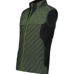 Doudoune Sans Manche Man Vest Hybrid Oil Green Homme Doudoune Homme|Veste De Ski