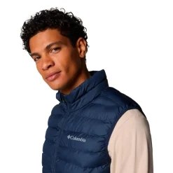 Online Doudoune Sans Manche Powder Lite II Vest Blue Homme Veste De Ski|Doudoune Homme