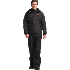Doudoune Softshell Mid Layer Jacket Black Homme Doudoune Homme|Veste De Ski