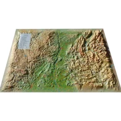 Carte 3D<3DMAP Drôme-Ardèche + Cadre