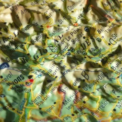Carte 3D<3DMAP Drôme-Ardèche + Cadre