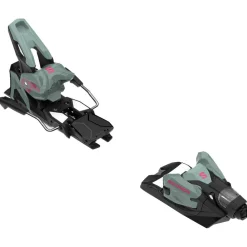 Fixations Freeski<Salomon Fix Ski Strive 14 Gw Iceberg Green Black Sachet Pink D100