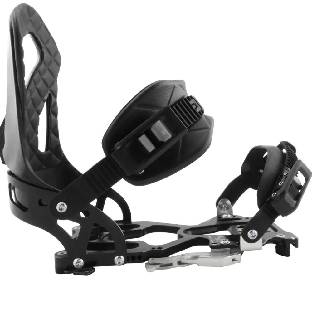 Discount Fix Snowboard Eterlou Noir Gris Fixations Splitboard|Chaussage Classique