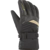 New Gant Masaya Women C-Tex Pro Black Gold Femme Gants De Ski Femme