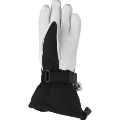 New Gant Army Leather Heli Ski Female Glove Black Offwhite Femme Gants De Ski Femme