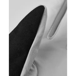 New Gant Army Leather Heli Ski Female Glove Black Offwhite Femme Gants De Ski Femme