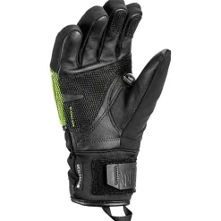 Gants De Ski Enfant<Leki Gant Wcr Coach 3D Junior Black Ice Lemon
