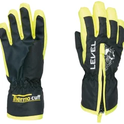 Gant Dudy Black Yellow Enfant Gants De Ski Enfant