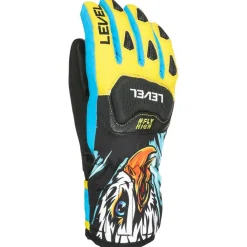 Clearance Gant Race Jr Glove Yellow Blue Enfant Gants De Ski Enfant