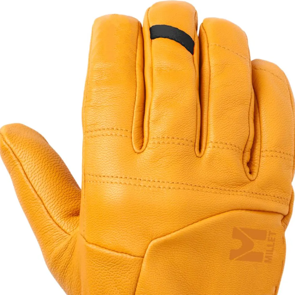 Gants De Ski Homme|Gants De Ski Femme<Millet Gant Leather Sherpa Glove Honey Mustard