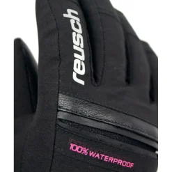 Best Gant Lando R-Tex Xt Junior Black Pink Go Enfant Gants De Ski Enfant