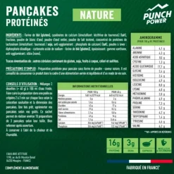 Gateau Pancakes Protéines 400 g. Nature Entrainement
