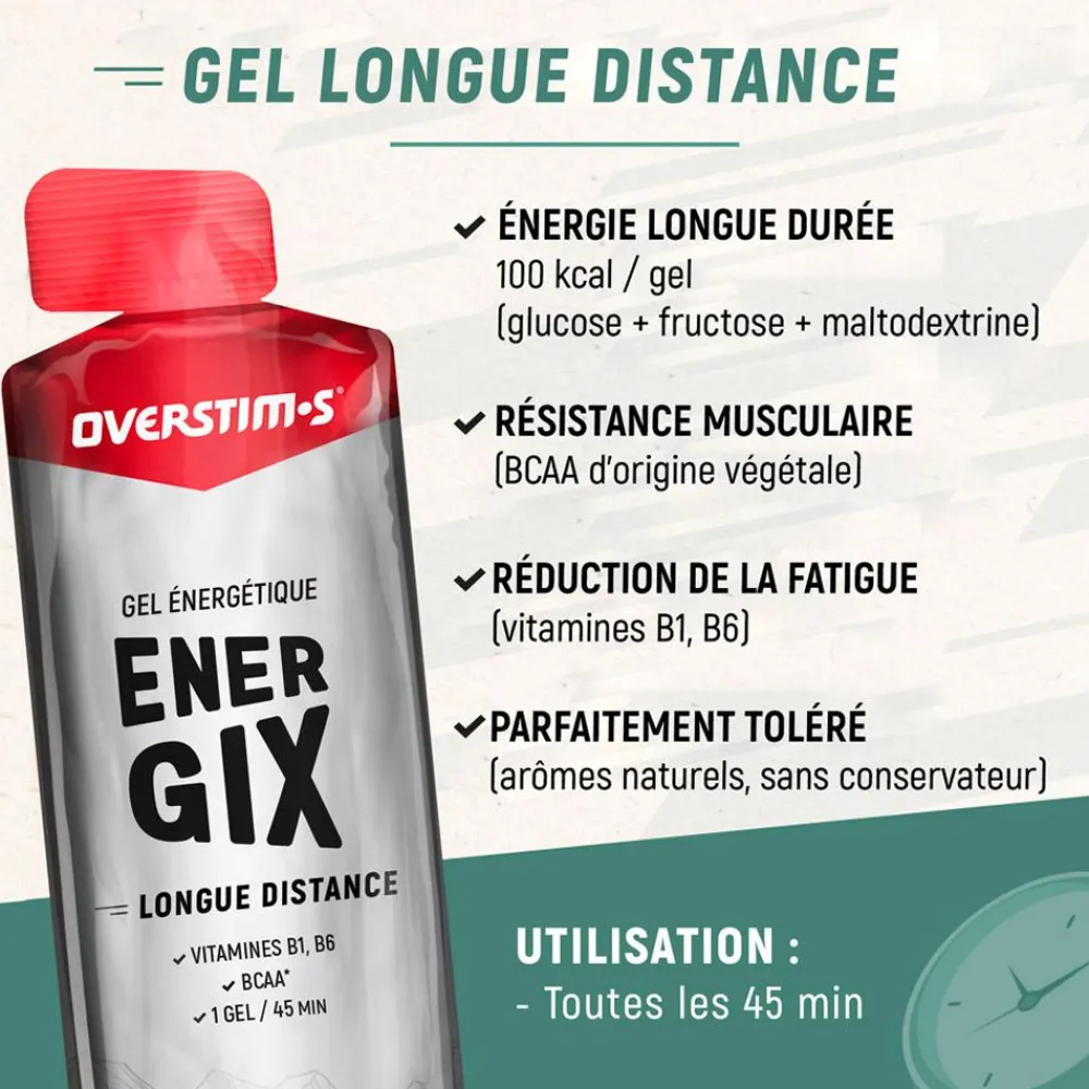 Discount Gel Energétique Energix 34 g. Citron Entrainement|Compote Énergétique