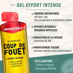 Entrainement|Compote Énergétique<Overstims Gel Energétique Coup De Fouet 34 g. Citron