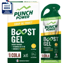 New Gel Energétique Gel Boost Coup De Fouet 40 g Caféine Cola Compote Énergétique|Entrainement