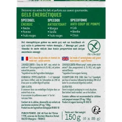 Entrainement|Compote Énergétique<Punch Power Gel Energétique Bio Gel SpeedGel Pomme
