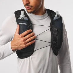 Gilet De Trail<Salomon Gilet Trail Active Skin 4 Set Black Metal
