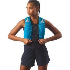 Gilet De Trail<Salomon Gilet Trail Active Skin 8 Set Blue Danube Blue Curacao