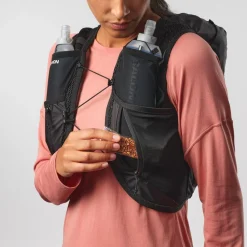 Gilet De Trail<Salomon Gilet Trail Active Skin 12 Women Set Black Metal