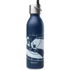 Gourdes<Qwetch Gourde Active Sport 600 ml FFRS Skate Bowl Bleu Marine