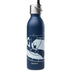 Gourdes<Qwetch Gourde Active Sport 600 ml FFRS Skate Bowl Bleu Marine