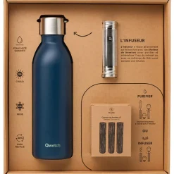 Clearance Gourde Coffret Cadeau Active 500 ml Bleu Marine Gourdes