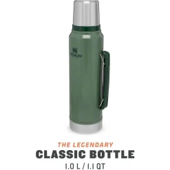 Gourdes<Stanley Gourde The Legendary Classic Bottle 1.0L Hammertone Green
