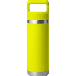 Gourdes<Yeti Gourde Rambler 18 Oz (532 ml) Straw Bottle Firefly Yellow