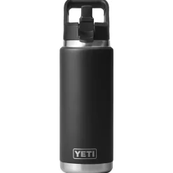 Gourdes<Yeti Gourde Rambler 26 Oz (760ml) Straw Bottle Black