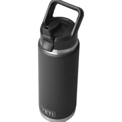 Gourdes<Yeti Gourde Rambler 26 Oz (760ml) Straw Bottle Black
